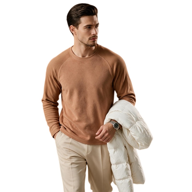 Undershirt Crew Neck - Sous-vêtement thermique pour homme en laine