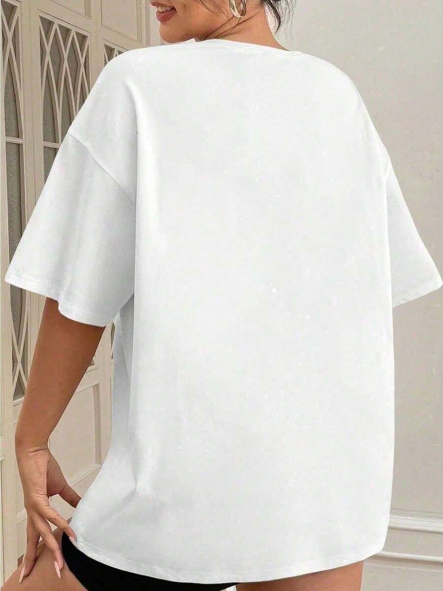 T-shirt graphique pour enseign - Undershirt Crew Neck avis et prix