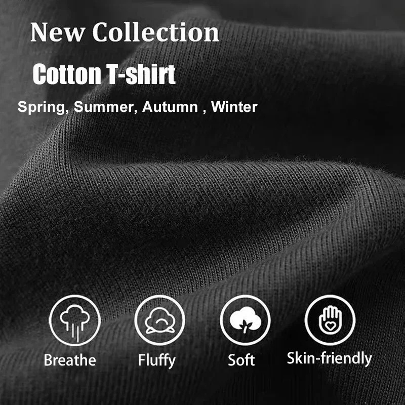 T-shirt noir en coton lourd 45 - Undershirt Crew Neck avis et prix